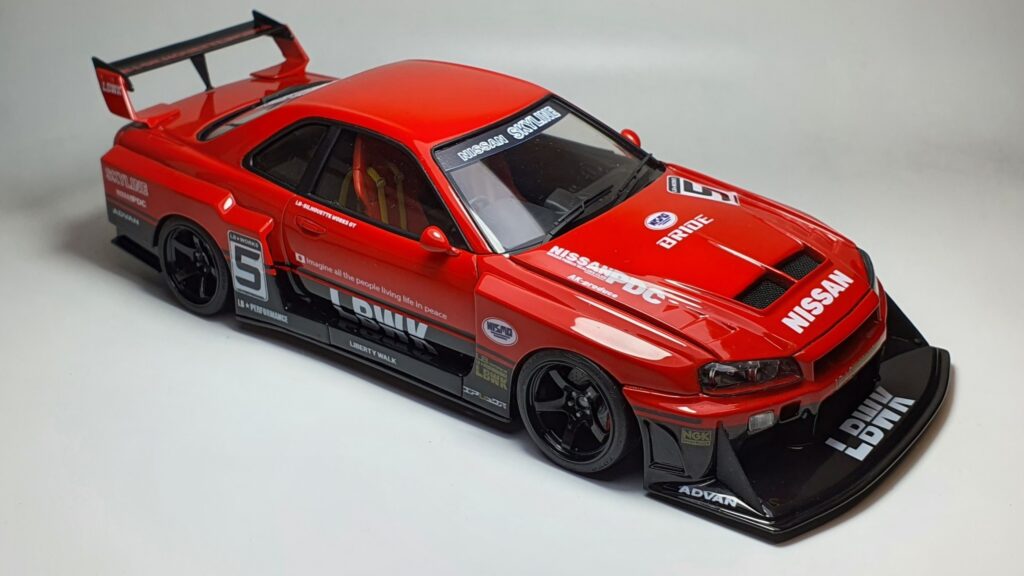 New Liberty Walk for Tamiya Skyline GT-R R34 - Fugu Garage